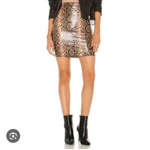 Commando Snakeskin Stretch Mini Skirt